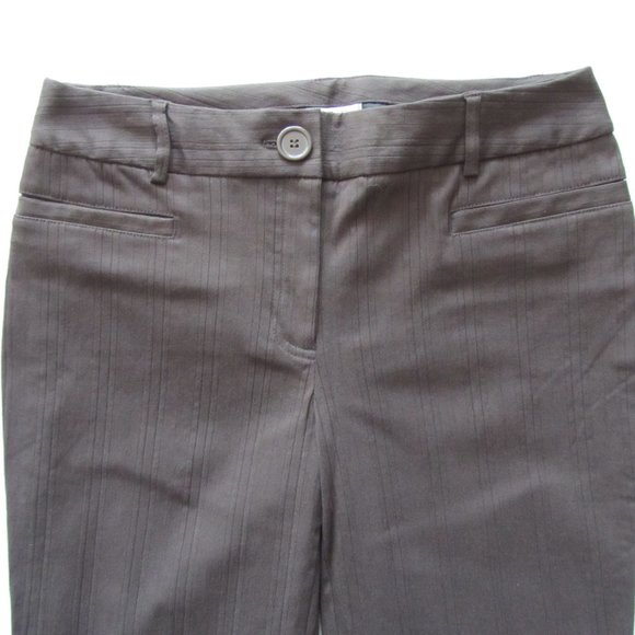 New Women’s Dalia Collection Brown Petite Straight Leg Pants size 10P - Picture 8 of 15
